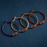 Tibet Handmade Chinese Zodiac Natal Buddha Luck Strength Braided String Bracelet